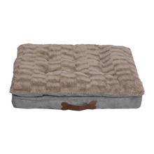 Khaki Memory Foam Pet Bed